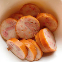 (For green roast goose_foie liver intestines 4 root 1kg bag) Harbin specialty goose meat snacks instant red sausage
