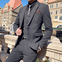 Suit mens suit plus size business casual dress professional dress Best Man Group dress groom wedding suit men autumn