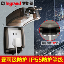 TCL Legrand bathroom toilet waterproof box transparent waterproof socket switch splash box Protective Cover Cover Type 86