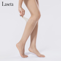 Laseta silk stocking female anti-seduces Invisible Middle Silo Socks Summer Thin with bottomless meat Color No-scratched half-cut calf short socks
