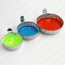 Aluminum foil weighing dish with handle Weighing boat powder liquid weighing plate medium 30 42 60ml small 50mm medium 60mm large 77mm
