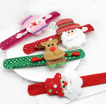 Christmas bracelet with light glowing pops elk Elk old kindergarten childrens activity decoration toy cartoon hand strap