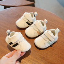 Next road 0 A 1 baby toddler shoes soft bottom boys and girls baby white shoes 3-6-8 months spring and autumn