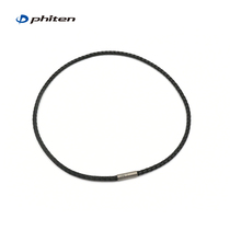 Phiten official flagship store Japan imported water soluble titanium necklace ring X50 Le Cool fashion leather necklace ring