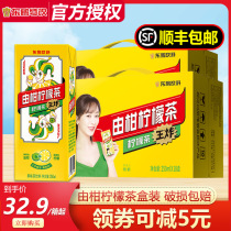 (SF)Dongpeng SPECIAL DRINK BY CITRUS LEMON TEA KING FRIED 250ML*18 BOXES OF WHOLE case LEMON JUICE TEA DRINK