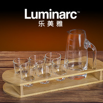 Lemeya white wine cup dispenser set home 2 two small Mini One Glass glass one two two small wine glasses