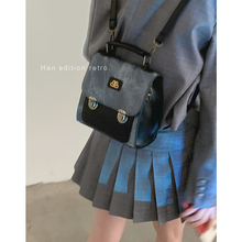 Ретроимитация Ковбойская сумка с двумя плечами Woman 2023 Новый модный студенческий рюкзак с одним плечом сумка