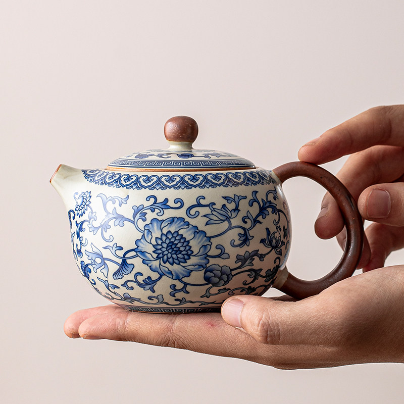 青花缠枝莲茶壶-青花缠枝莲茶壶促销价格、青花缠枝莲茶壶品牌- 淘宝