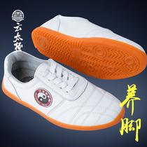 Yuntai extremely soft cowhide foot Tai Chi shoes health massage martial arts training shoes spring and summer new beef tendon soft