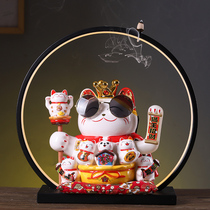 Shake hand fortune cat ornaments big and small automatic beckoning shop opening home living room cashier office gifts