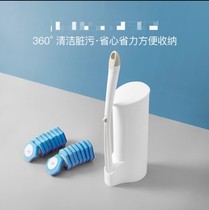 Disposable toilet brush can be dissolved disposable sub set replacement head long handle home toilet toilet