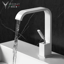 Italian toilet washbasin faucet bathroom cabinet basin Nordic creative faucet hot and cold splash-proof home