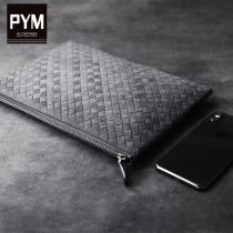 Light luxury handbags mens business clutch casual bag ALCANTARA leather clutch bag grab bag large capacity envelope bag