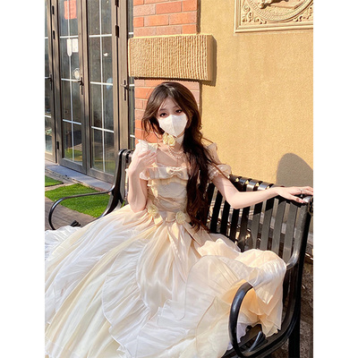 taobao agent Noble and elegant, colorful adult ritual dress girl birthday party super immortal Disney in princess skirt