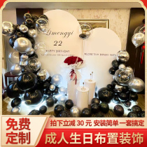 Small Red Book Birthday Decoration Scene Placement 18 Adult Lilly Mens Goddess 30 Balloon Party Background Wall Kt Board