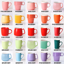 Mug custom logo promotion hotel gift ceramic cup factory lettering printing picture white water cup can be printed custom