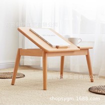 Nordic Solid Wood Tatami Table Rice Table Small Tea Table For Home Small Dining Table Modern Minima Kang A Few Floating Window Kang Tables