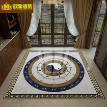 New Chinese living room gossip drawing mosaic floor tiles 800x800 jigsaw tiles