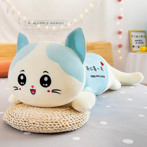 Big Cat pillow plush toy girl doll cute doll sleeping hug bed birthday gift