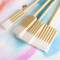 Qiu Hongzhai handmade traditional Chinese painting watercolor rendering painted background plastic rod wool brush nylon brush with pen row pen