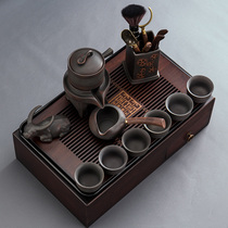 Ceramic kung fu tea set home office tea simple dry bubble tea tray water storage tea storage tea tray