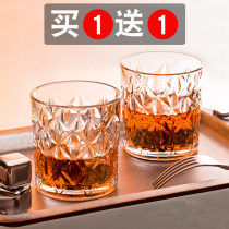 Whiskey glass home European creative crystal glass foreign wine glass ins Wind wine glass KTV beer cup set