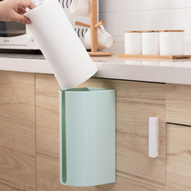 Kitchen tissue rack wall-mounted household roll paper rack cabinet paper storage box toilet non-punching paper box