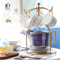 European afternoon tea set English coffee cup bone china teapot home ceramic coffee set small luxury