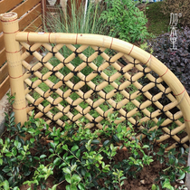 Bamboo fence Fence fence Outdoor courtyard Bamboo pole decoration partition Bed and breakfast anti-corrosion occlusion wall Japanese courtyard landscape
