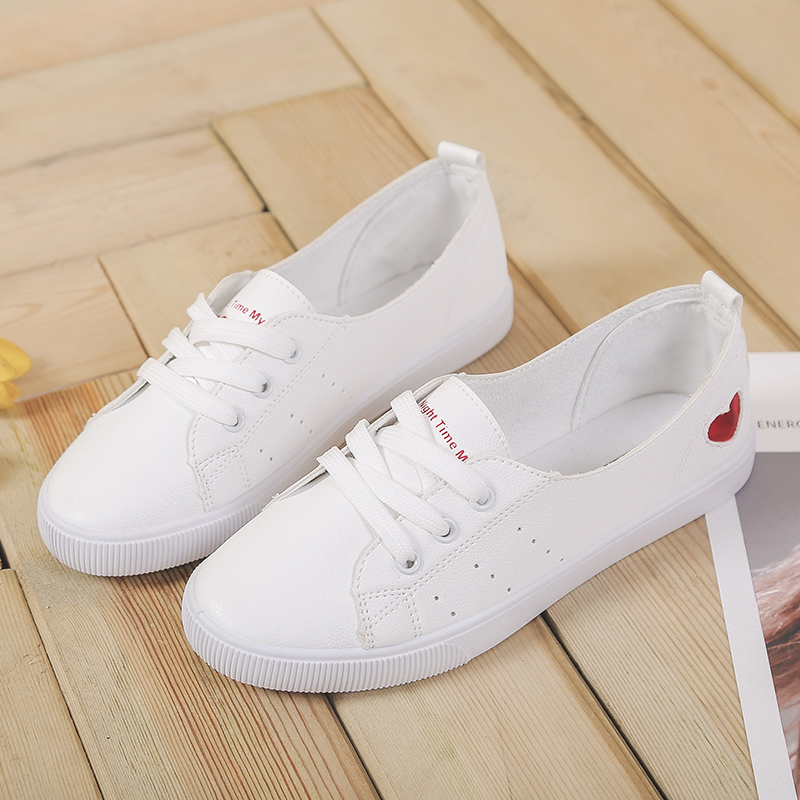 Small white shoes women's shoes new autumn fashion casual wild lace ladies flat shoes students youth casual shoes
