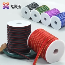 Cheongsam edging strip piping ribbon strip double color non-iron trim satin clothing accessories