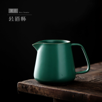 Shangyan ceramic road cup large tea division kung fu tea set zero with tea cup fair cup thick anti-Hot Cup
