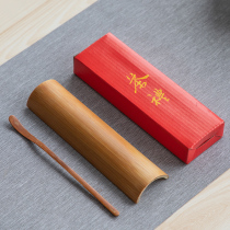 Bamboo tea is two-piece teaspoon tea loo kung fu tea set accessories teaspoon tea ceremony zero with tea spoon take tea spoon