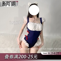  iosgirl_kat Sign for your bunny  pure desire girl bow halter with chest pad Swimsuit one-piece