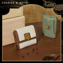 CHARLES & KEITH21 winter New CK6-10840334 ladies multi card chain shoulder bag wallet