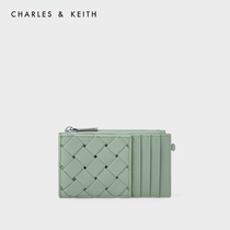 CHARLESKEITH SPRING and summer WOMENs BAG CK6-50840229 WOMENs WOVEN DESIGN COIN purse CARD bag