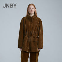 JNBY Jiangnan cloth winter new cotton-padded long thin corduroy jacket coat 5K9911660zx