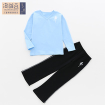 Boy dance suit long short sleeve spring Chinese Latin dance suit boys practice utiliti boys dance practice suit suit