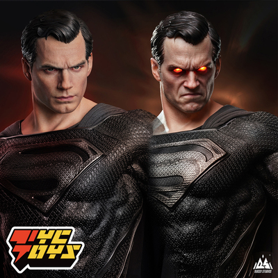 taobao agent 【Tyctoys】Pre -sale Queen Studios qs DC Movie Black Superman 1/3 Summer statue hair transplant