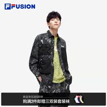FILA FUSION Philharmonic brand sports coat Spring 2022 new woven long-sleeved shirt men