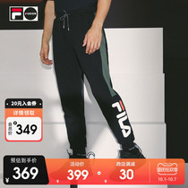 FILA FUSION Feile mens trousers spring new sports casual stripe logo knitted closing trousers