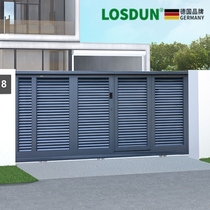 German LOSDUN Luo Shidun high-end smart courtyard door modern simple Villa aluminum alloy electric Pan Gate