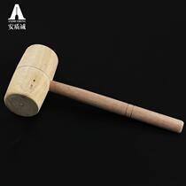 Wood Hammer Solid Wood Kitchen Hammer Meat Hammer Wood Hammer Wood Hammer Big Wood Hammer Big Wood Hammer Punch Glutinous Rice Cake Round Head Small Wooden Hammer