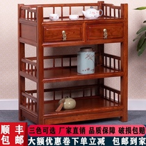 Tea cabinet sideboard new Chinese solid wood living room tea cabinet cabinet side cabinet small tea cabinet