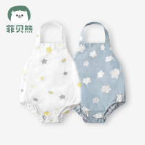 Baby baby belly protection small bellyband cotton gauze four seasons summer thin summer newborn triangle clothes