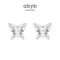 abybCharming bow stud ear female summer small crowd ear temperament simple cold wind earrings ins high cold