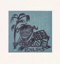 China-Chen Li-1990-Woodcut Printmaking Collection Ticket-4