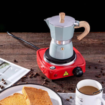 Fine car coffee maker Aluminum coffee pot classic MOCA jug octagonal aluminum kettle espresso coffee making thick