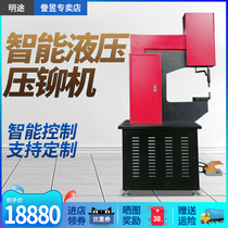 Riveting machine Hydraulic automatic feeding nut stud screw helmet riveting sheet metal desktop pneumatic riveting machine