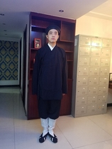 Taoist robe Cotton slant lapel Taoist suit Top pants for a penny Taoist robe French robe Taoist slant collar Taoist priest